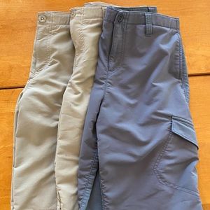 Lot of 3 Youth Large (Size 16) Under Armour Match Play Cargo Shorts